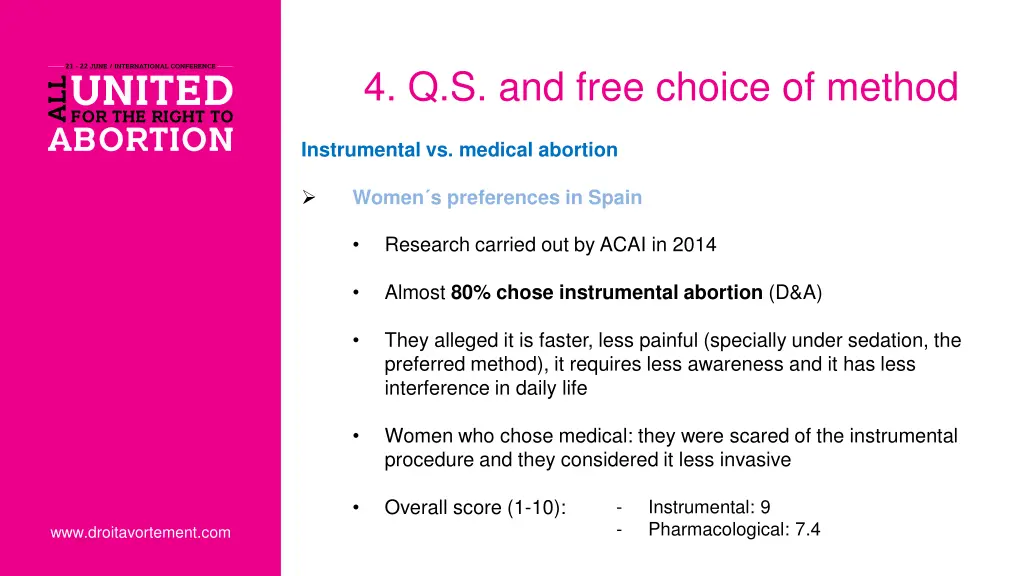 4 q s and free choice of method 3