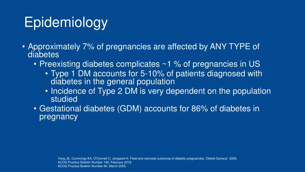 epidemiology 1