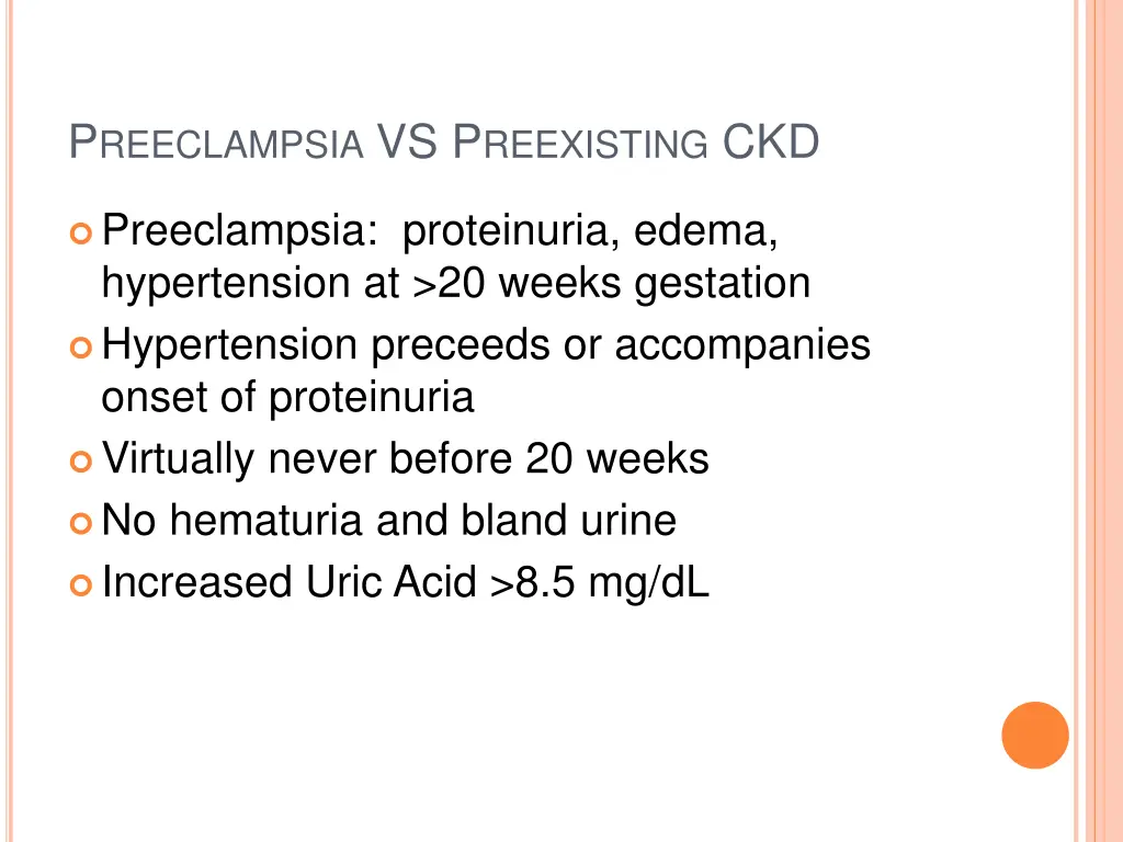 p reeclampsia vs p reexisting ckd