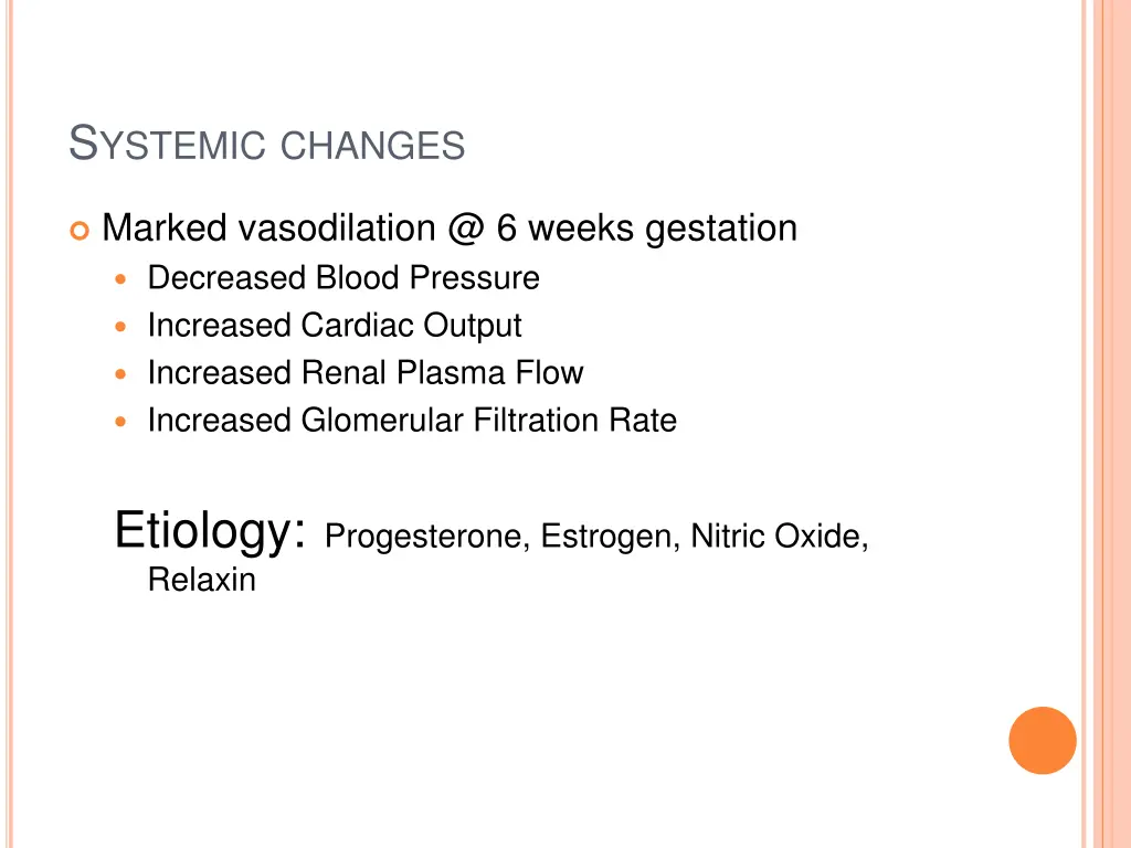 s ystemic changes