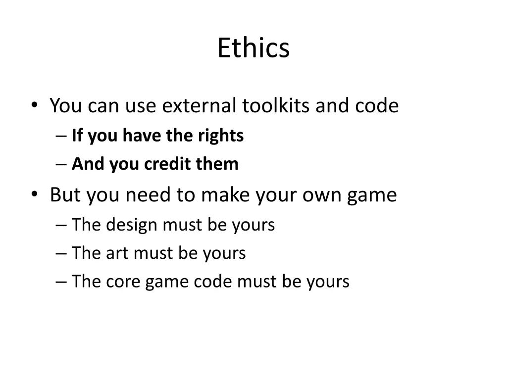 ethics