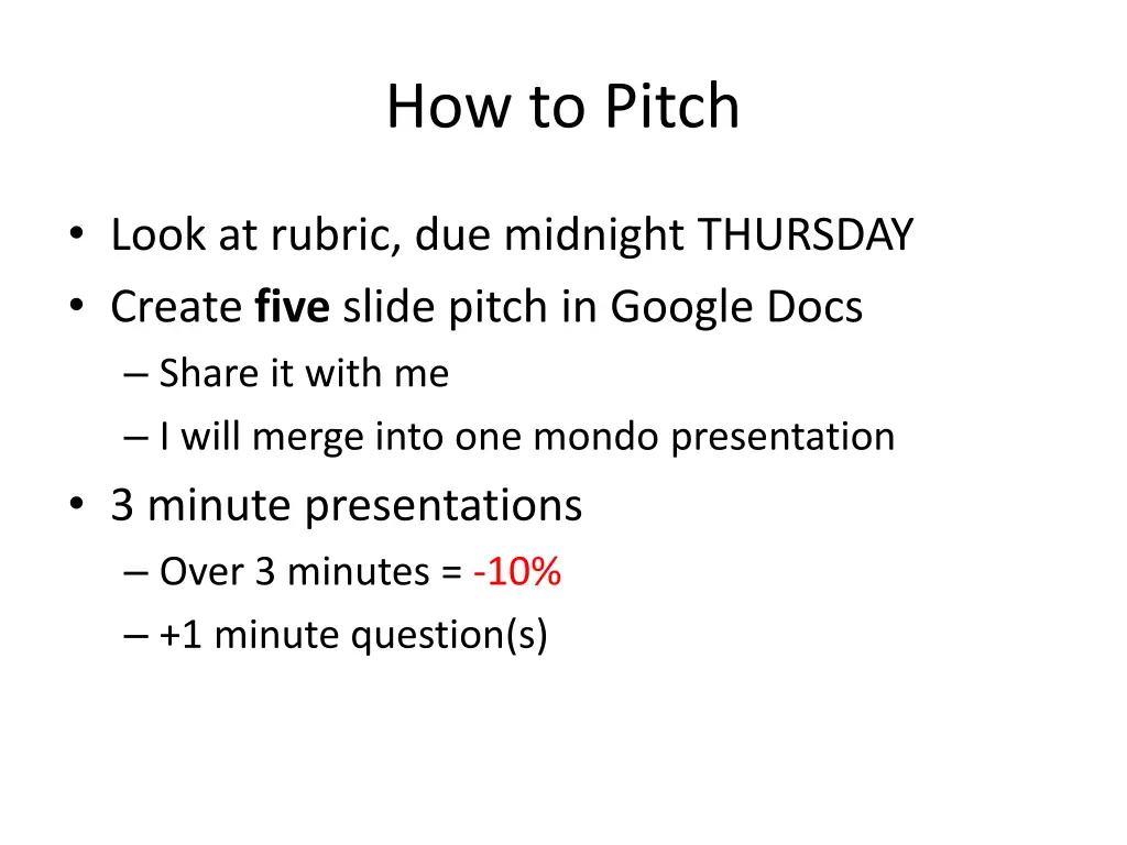 how to pitch