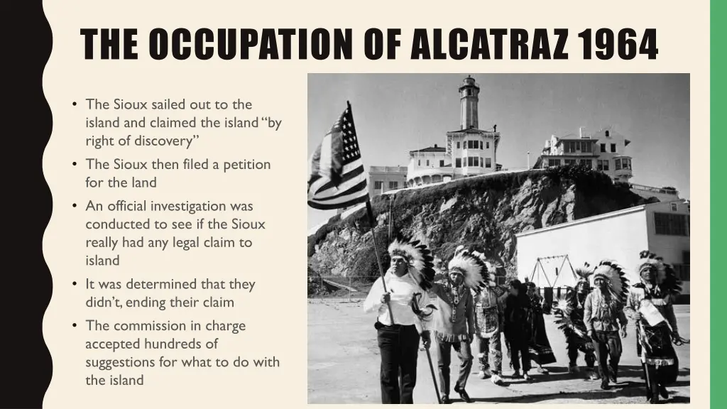 the occupation of alcatraz 1964