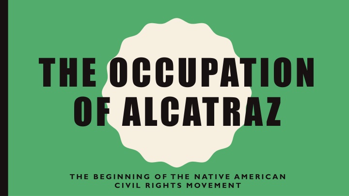 the occupation of alcatraz