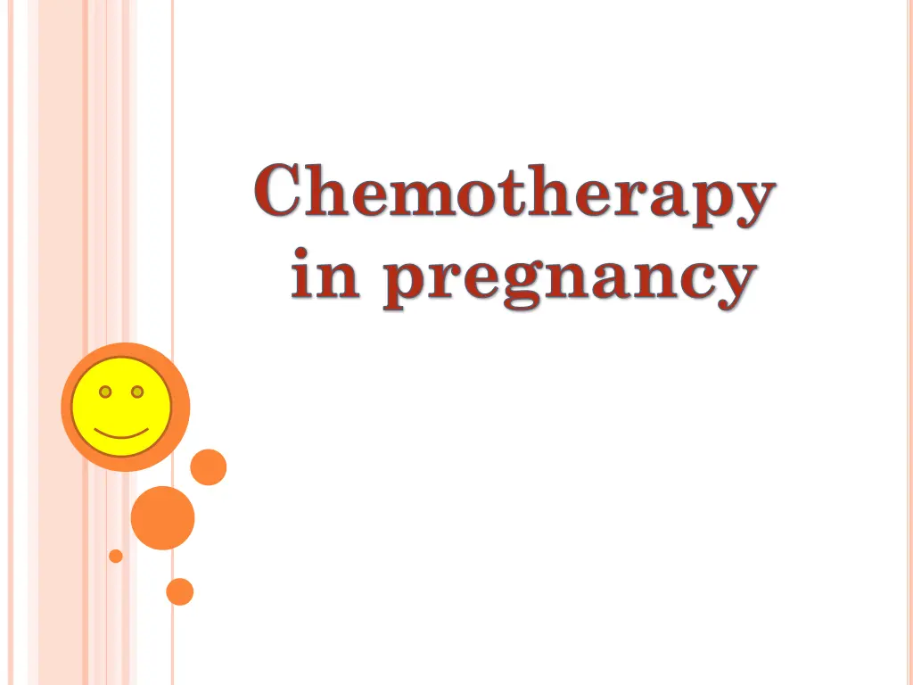 chemotherapy in pregnancy