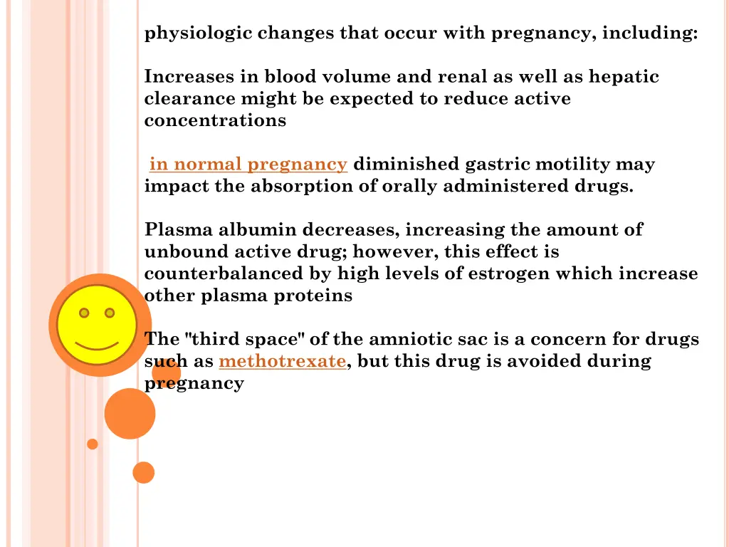 physiologic changes that occur with pregnancy