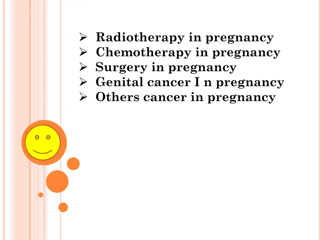 radiotherapy in pregnancy chemotherapy