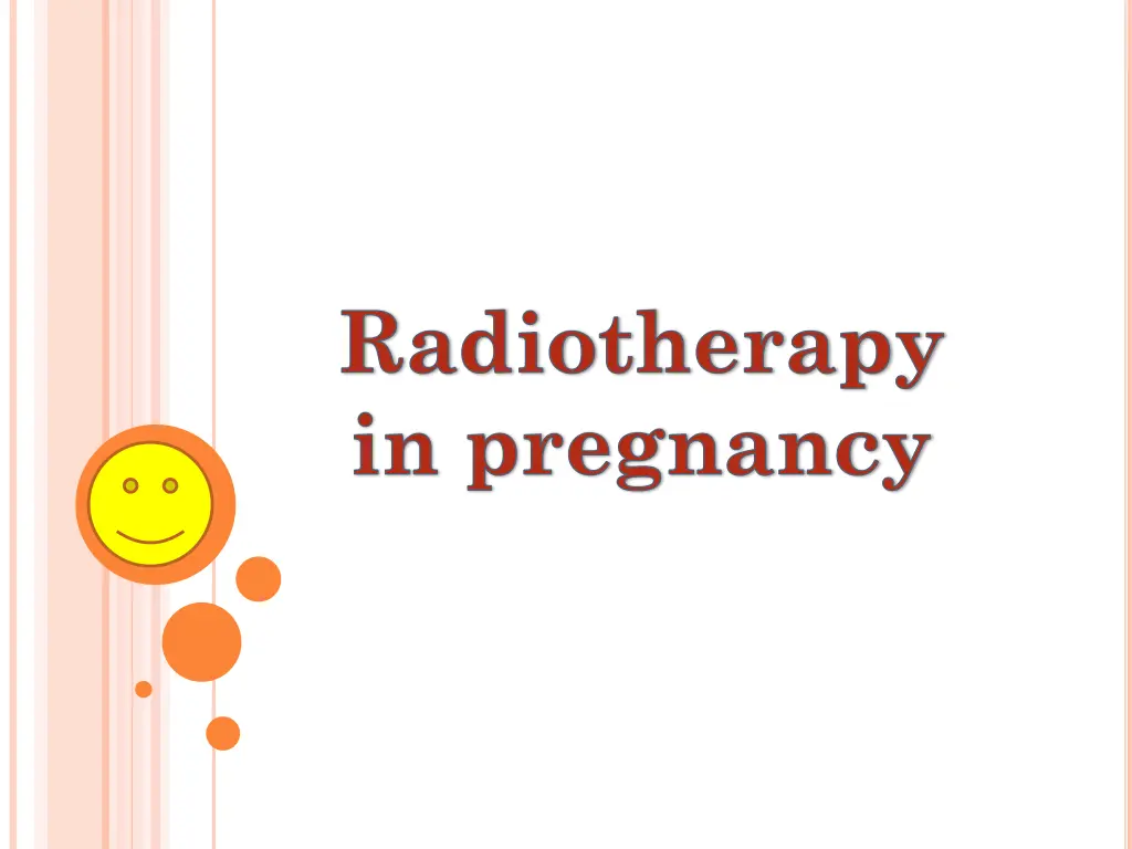 radiotherapy in pregnancy