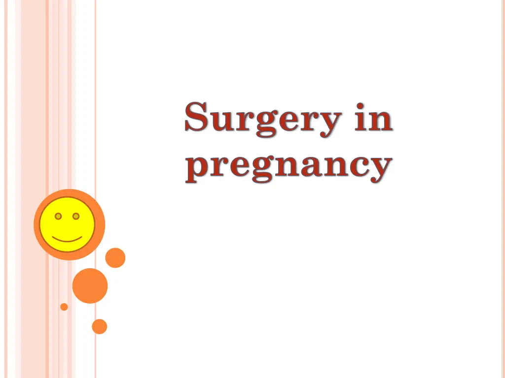 surgery in pregnancy