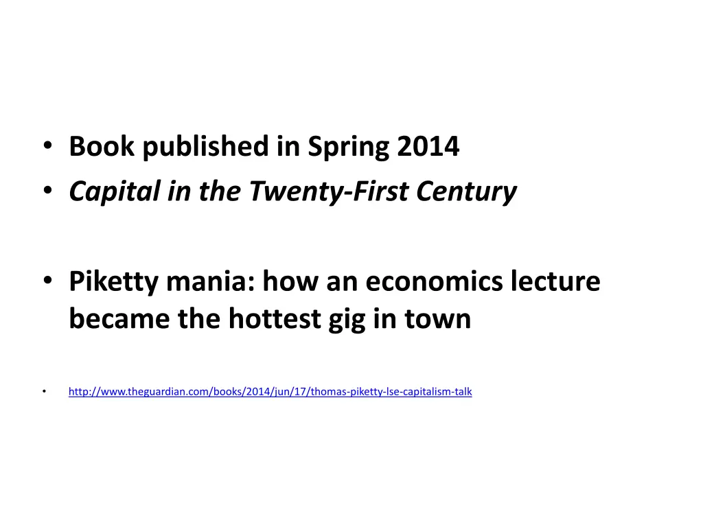 book published in spring 2014 capital