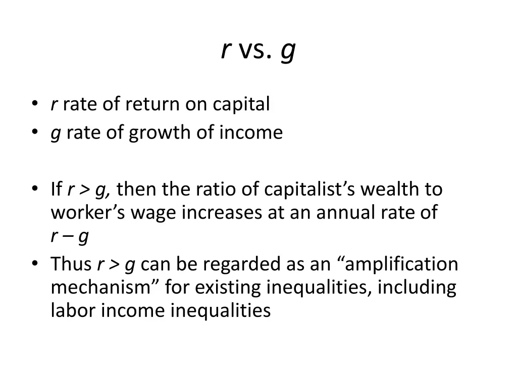 r vs g