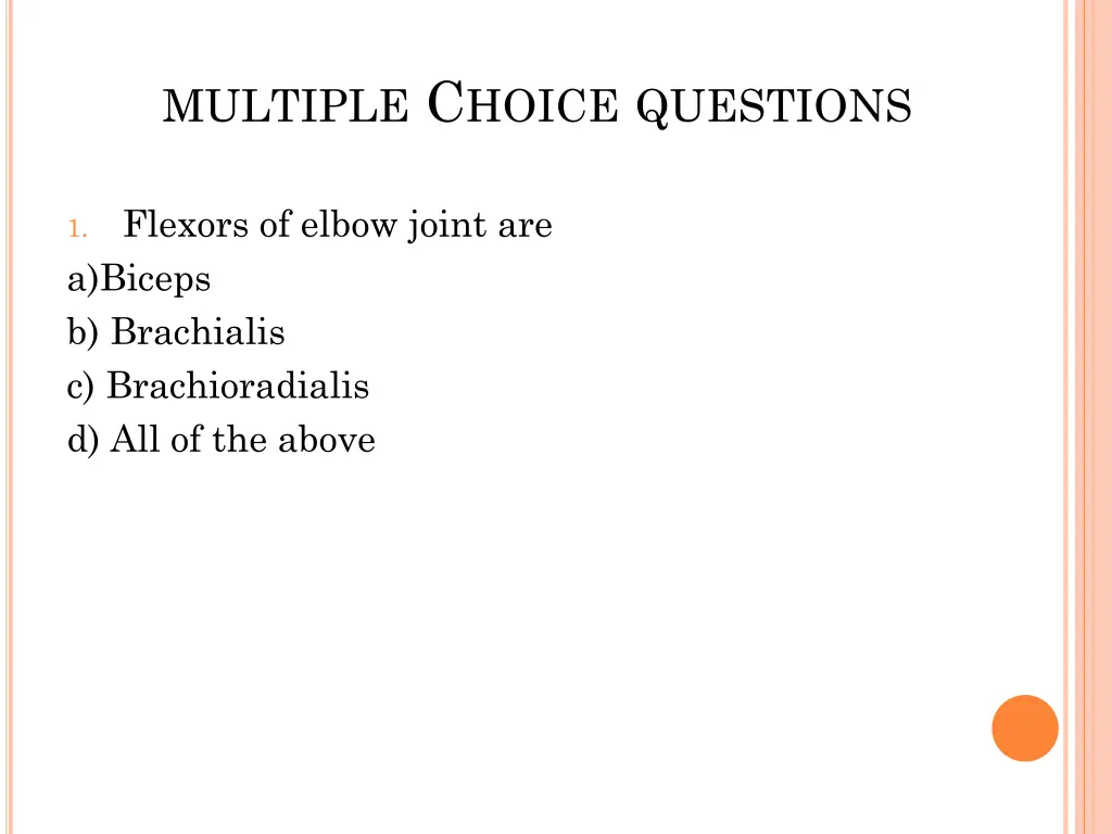 multiple c hoice questions