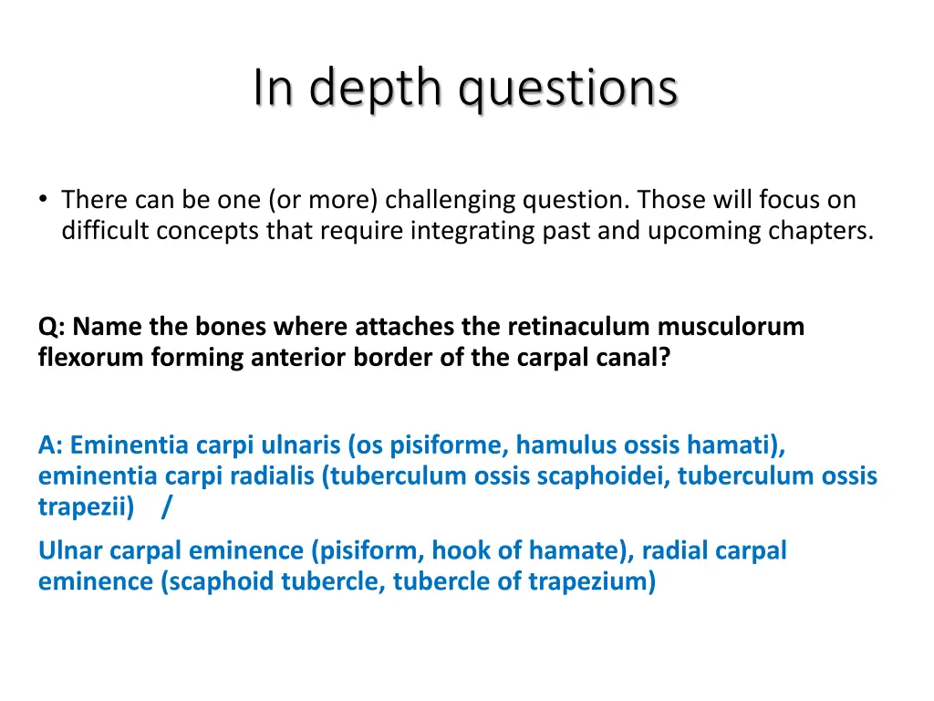 in depth questions