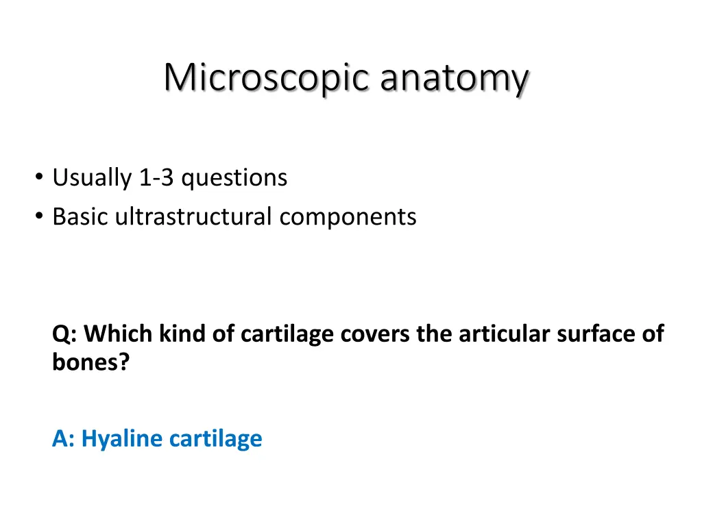 microscopic anatomy