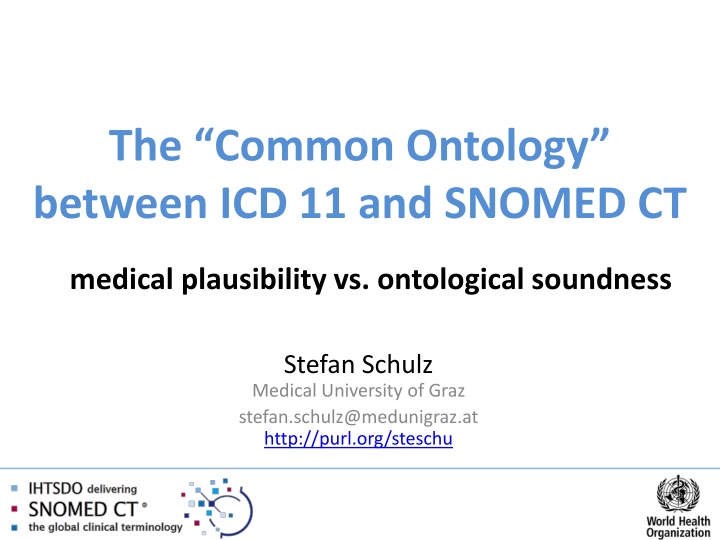 the common ontology between icd 11 and snomed ct