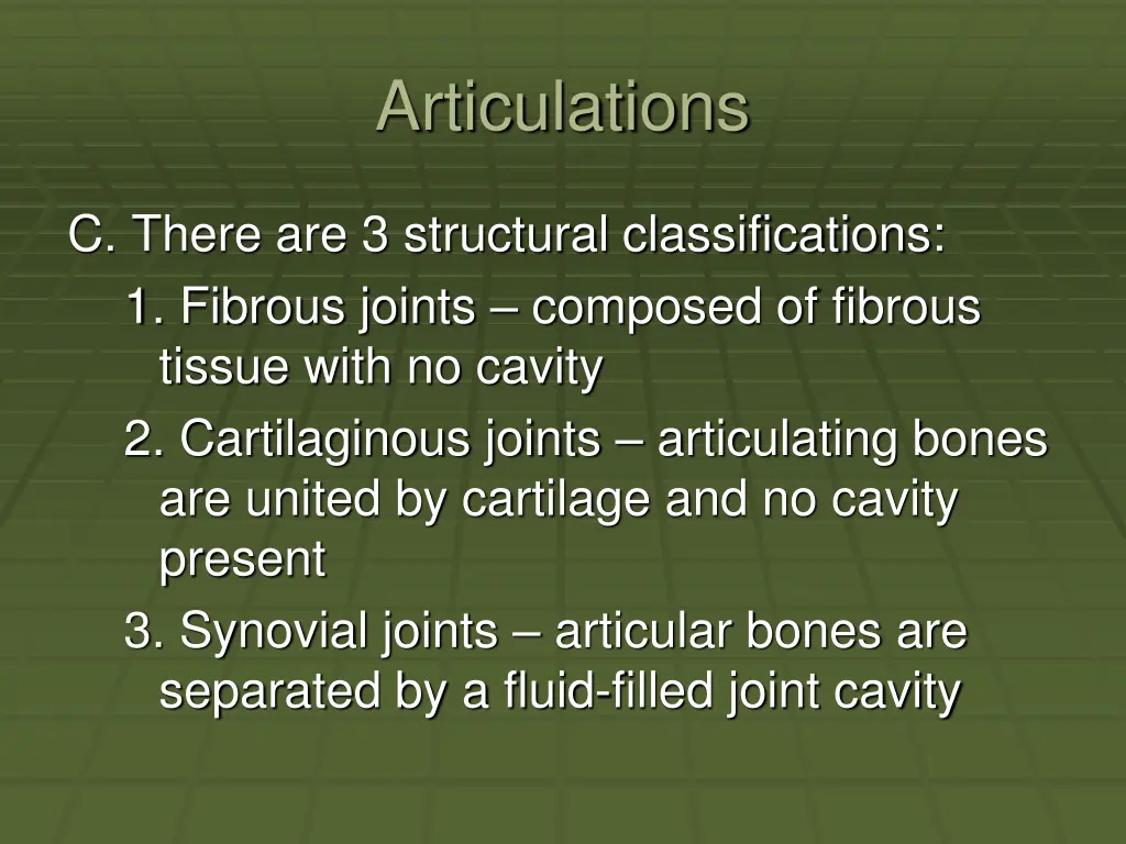 articulations 1