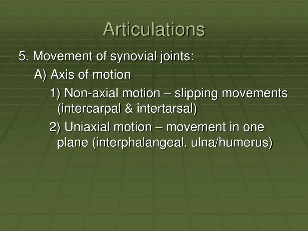 articulations 10