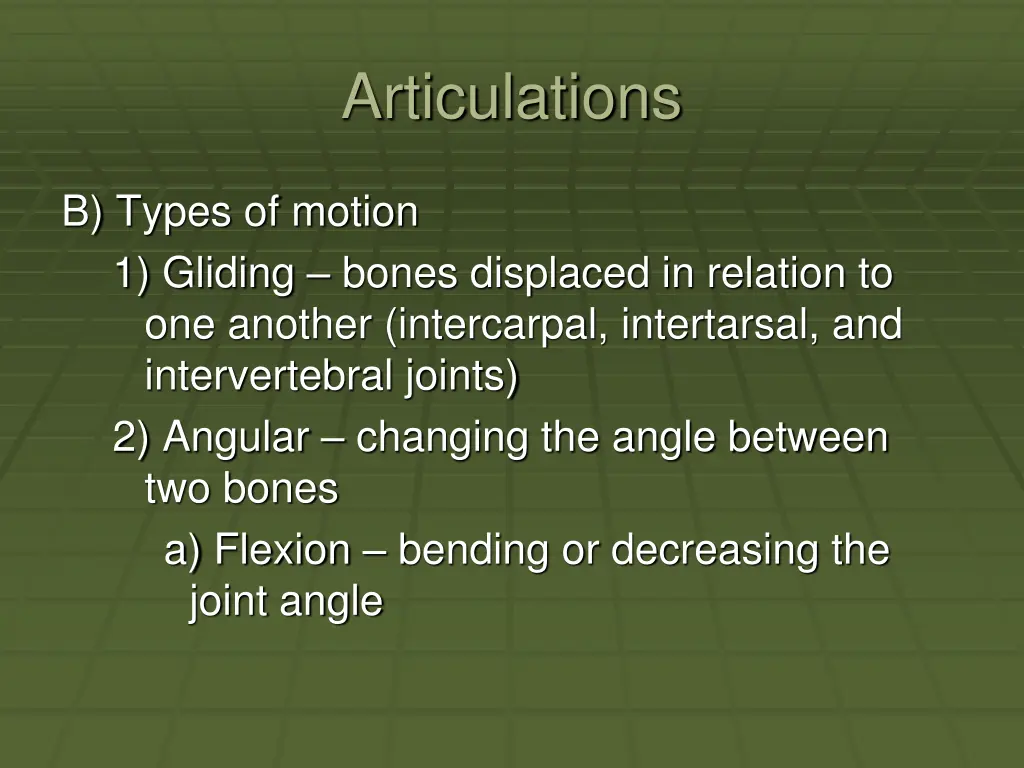 articulations 12