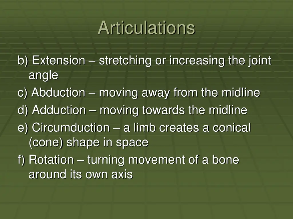 articulations 13