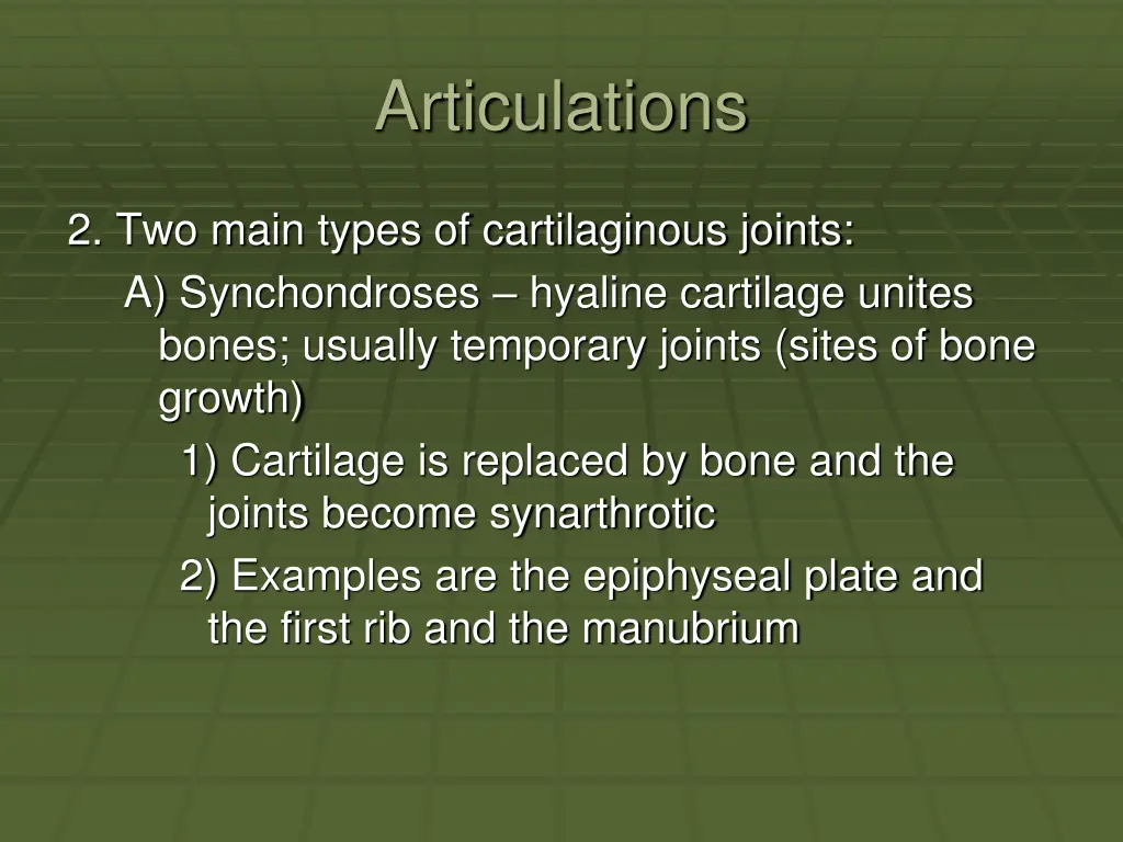 articulations 6