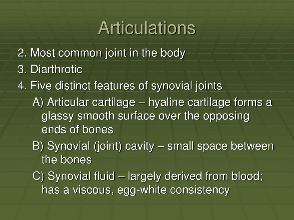 articulations 8