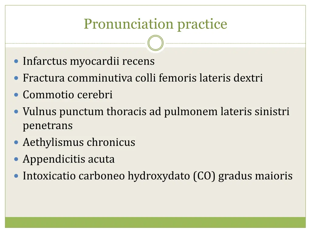 pronunciation practice