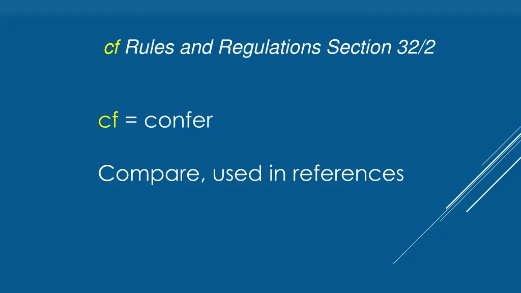 cf rules and regulations section 32 2