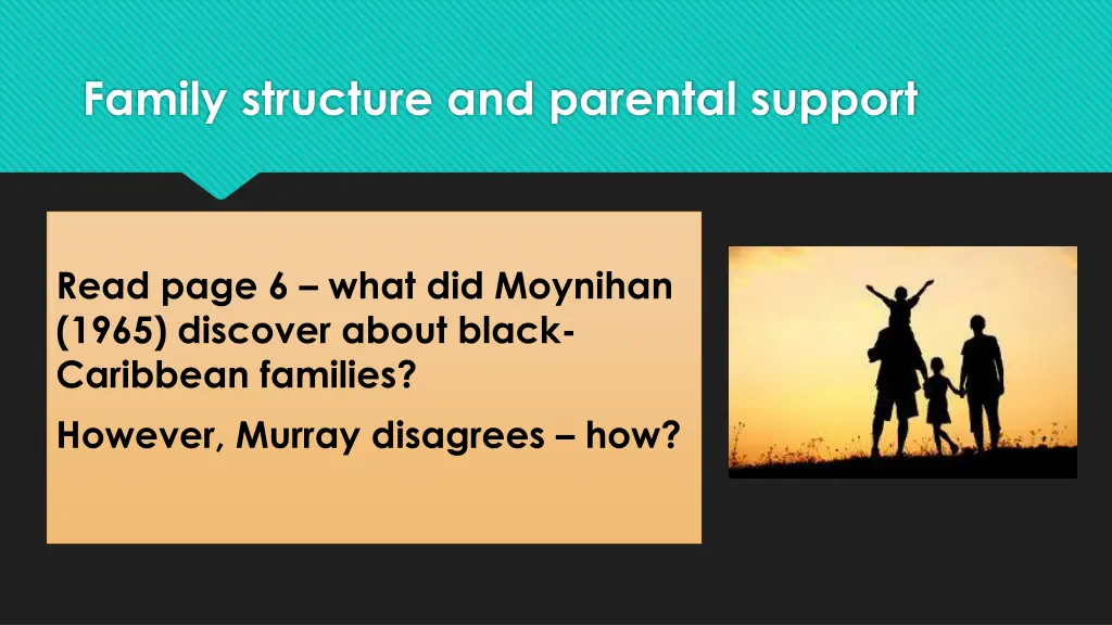 family structure and parental support