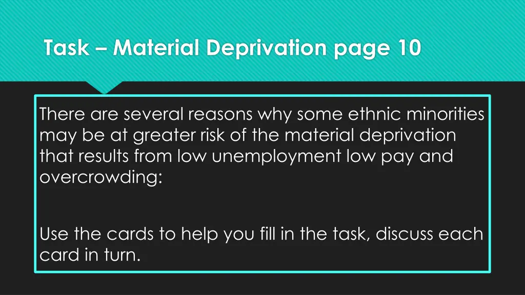 task material deprivation page 10 1