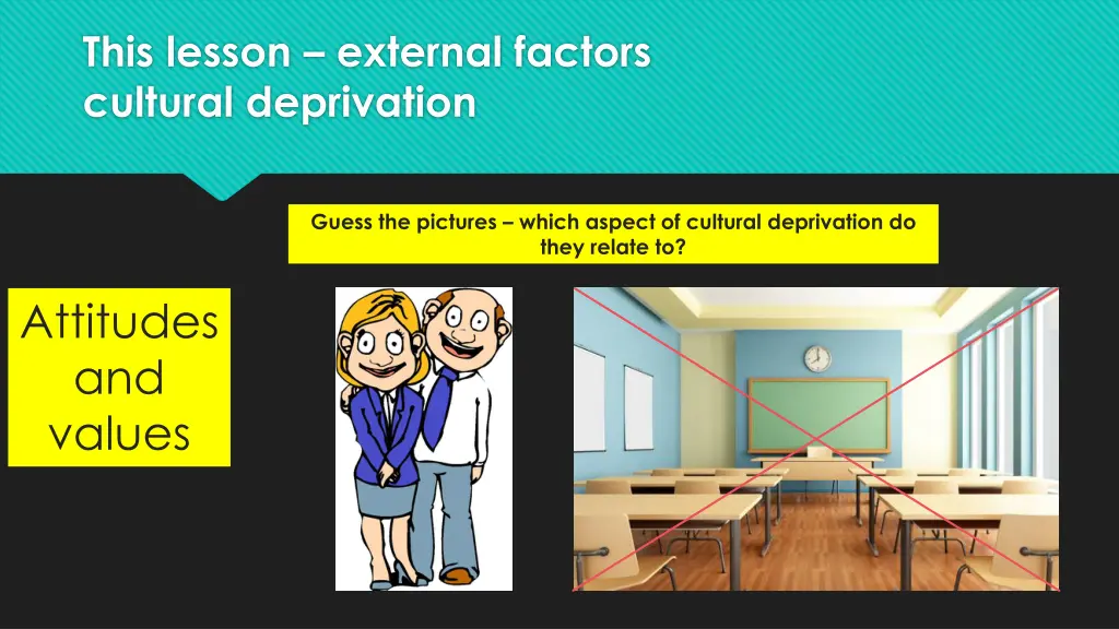 this lesson external factors cultural deprivation 1