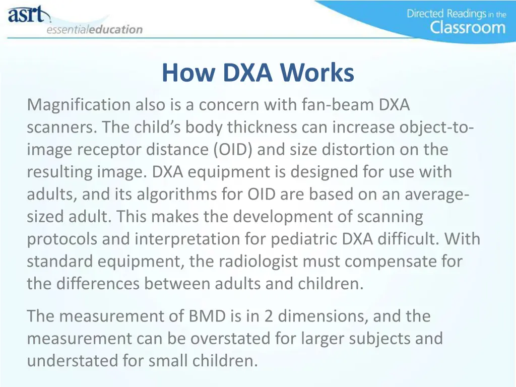 how dxa works 3