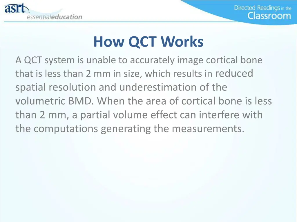 how qct works 2