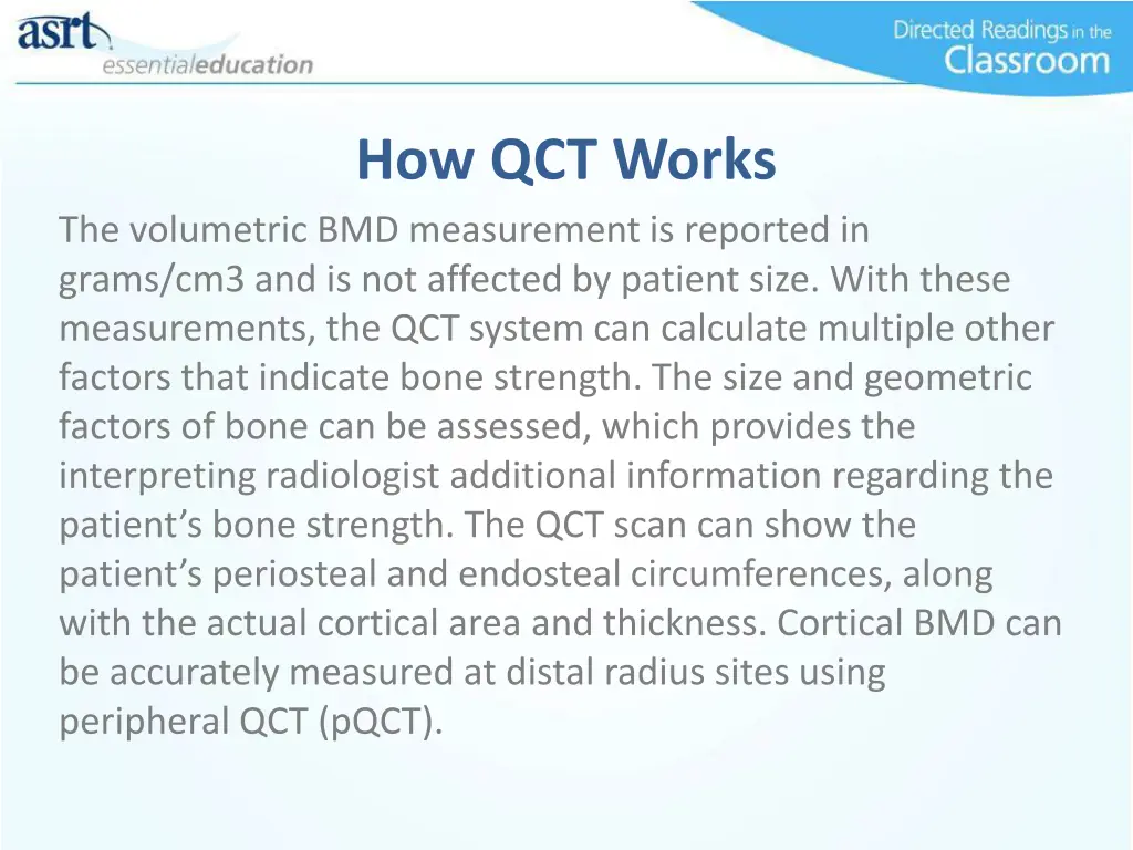 how qct works