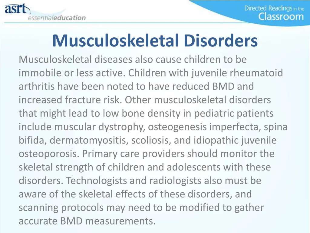 musculoskeletal disorders musculoskeletal