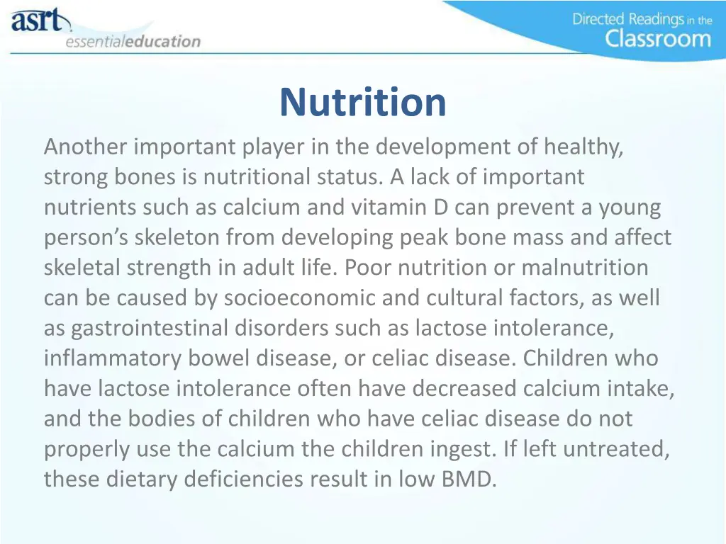 nutrition