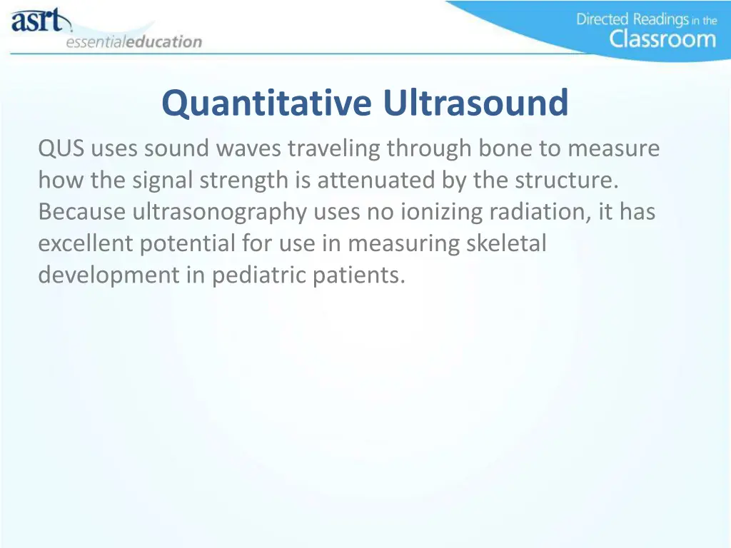 quantitative ultrasound qus uses sound waves