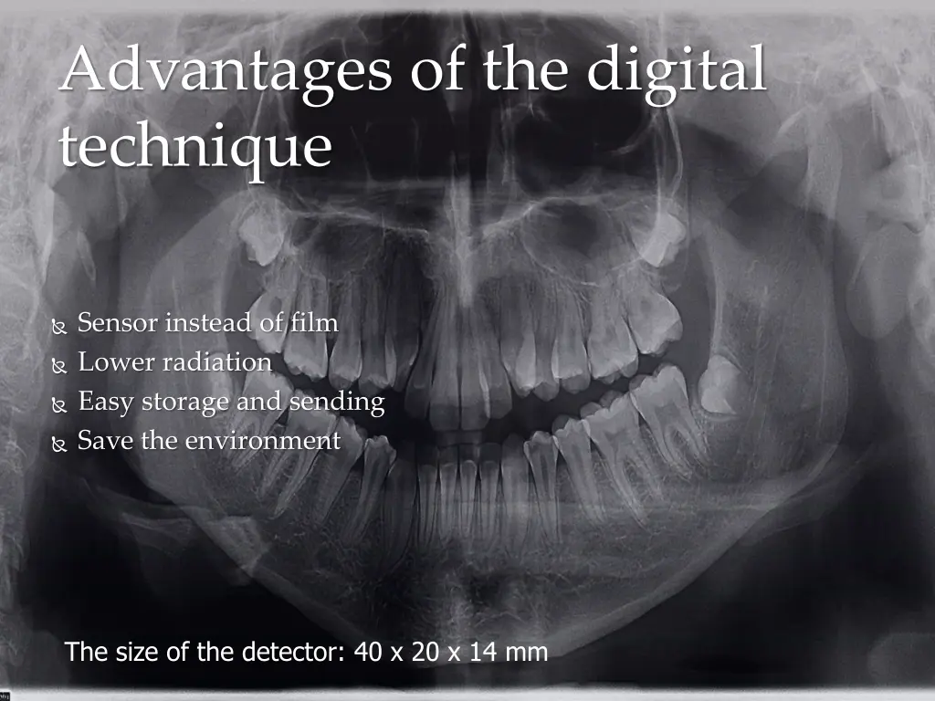 advantages of the digital technique