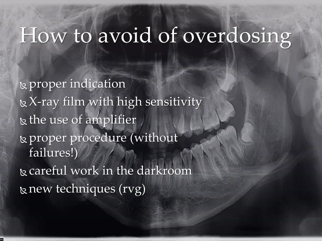 how to avoid of overdosing