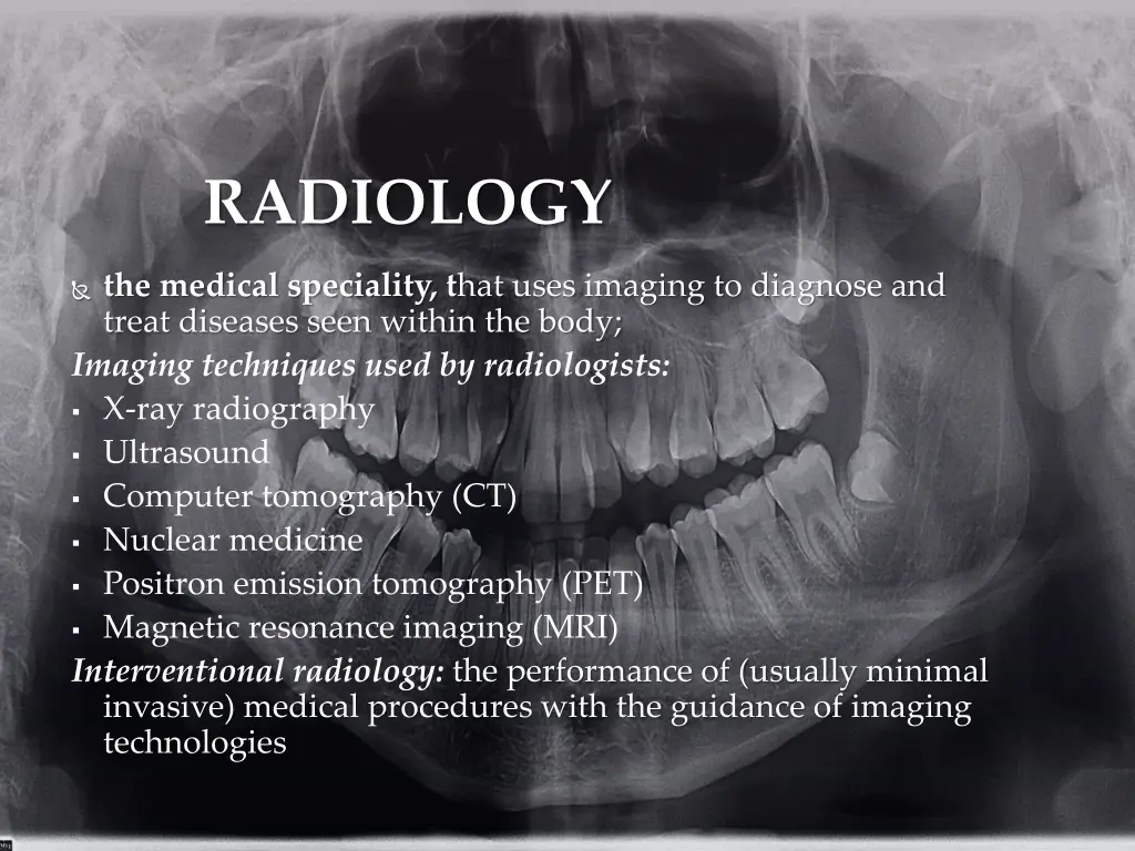 radiology