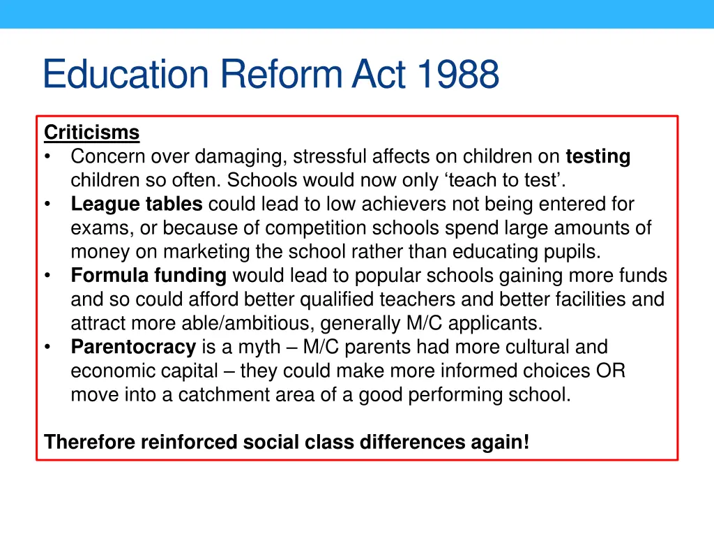 education reform act 1988 1