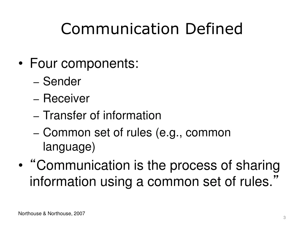 communication defined