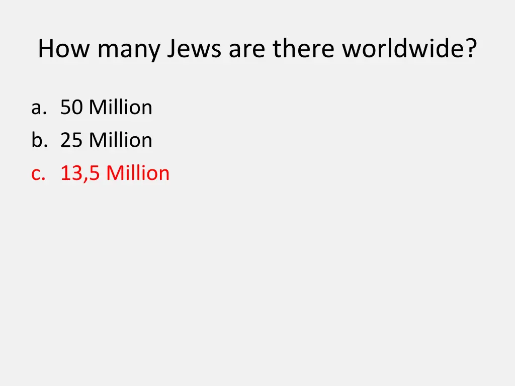 how many jews are there worldwide