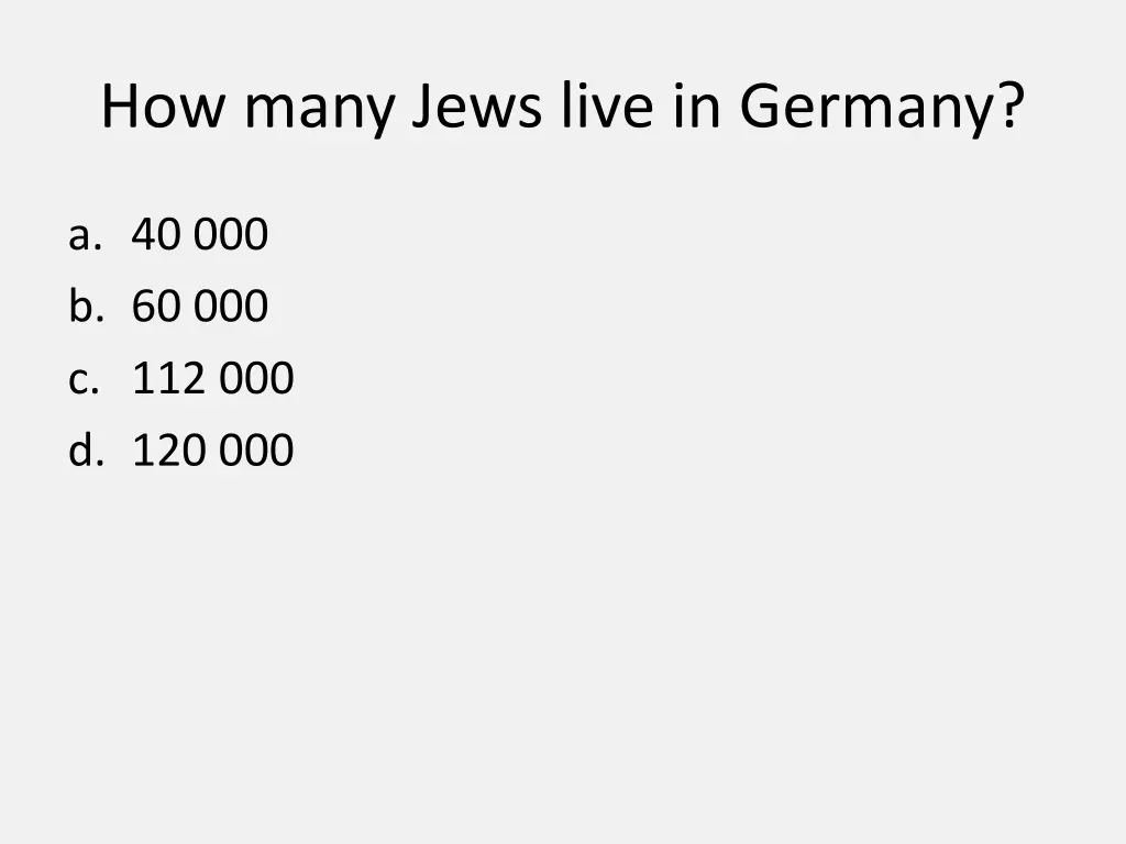 how many jews live in germany