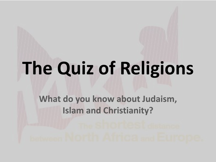 the quiz of religions