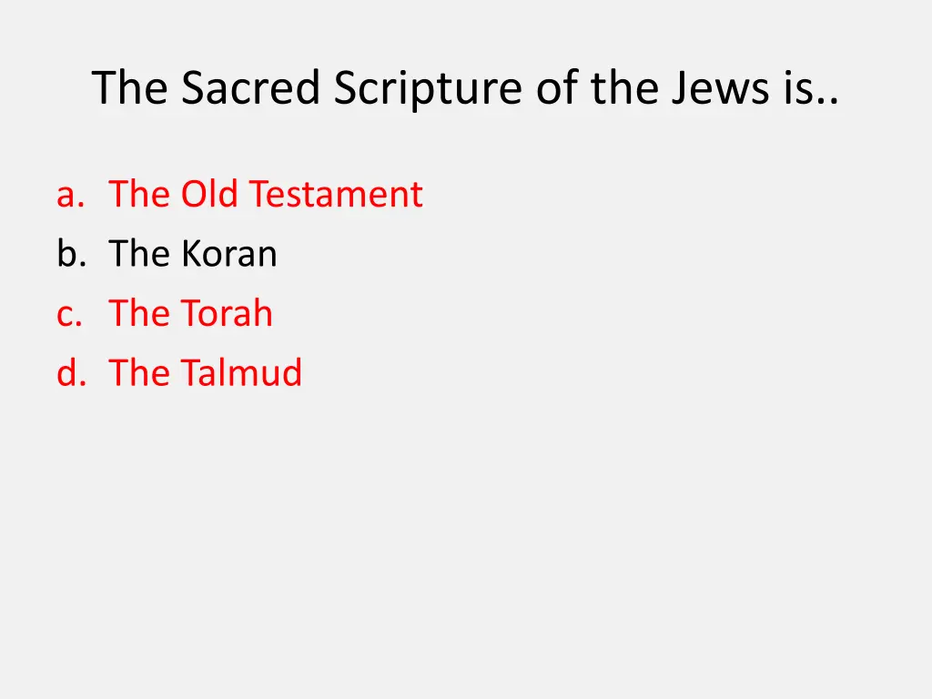 the sacred scripture of the jews is 1