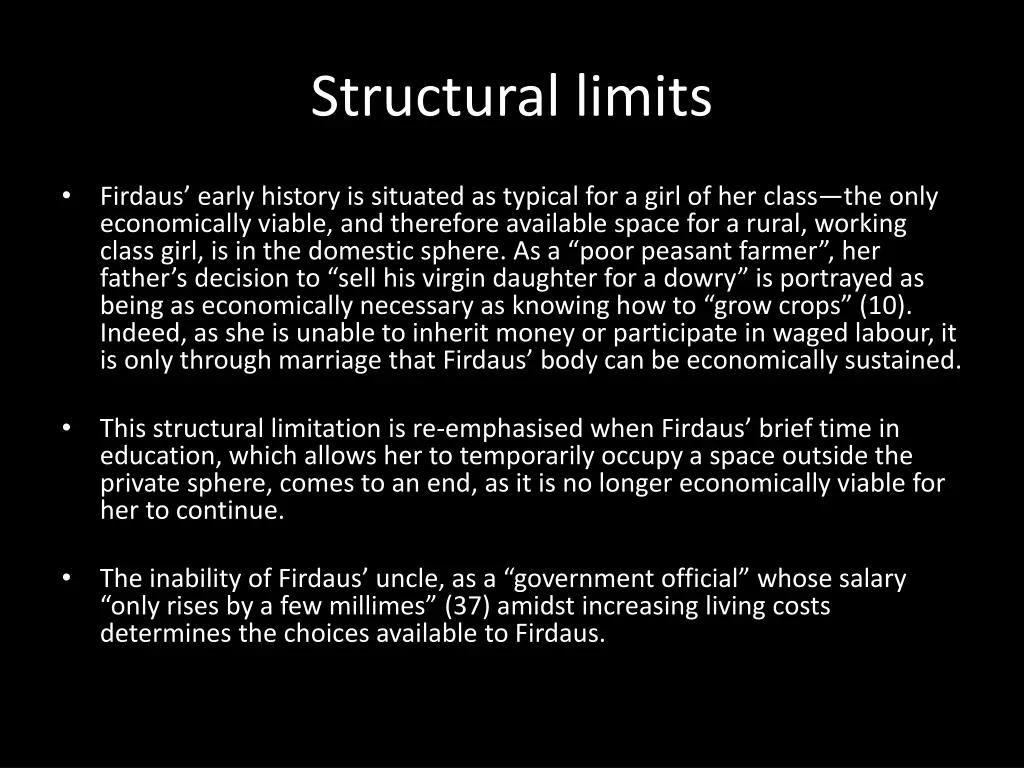 structural limits