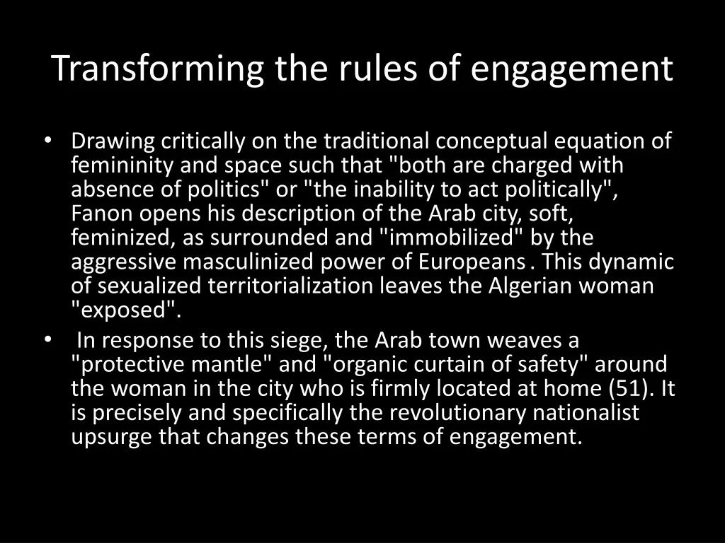 transforming the rules of engagement