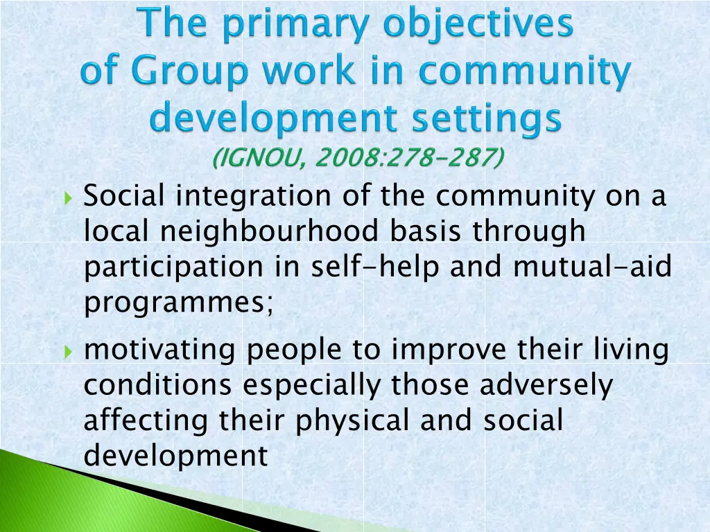 social integration of the community on a local