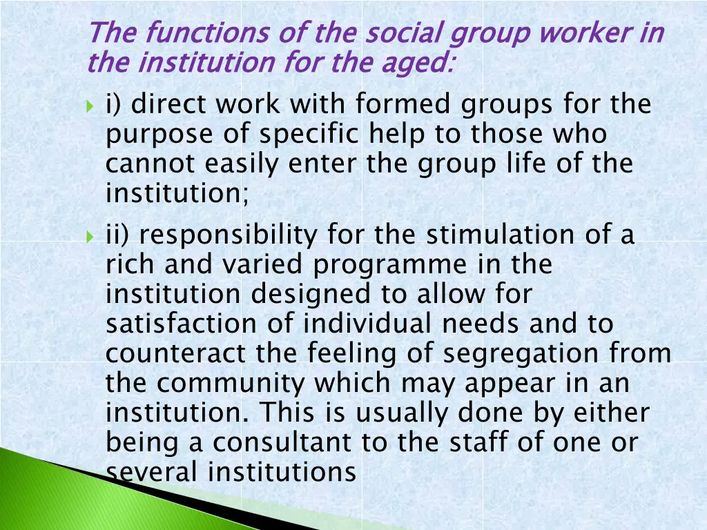 the functions of the social group worker 1