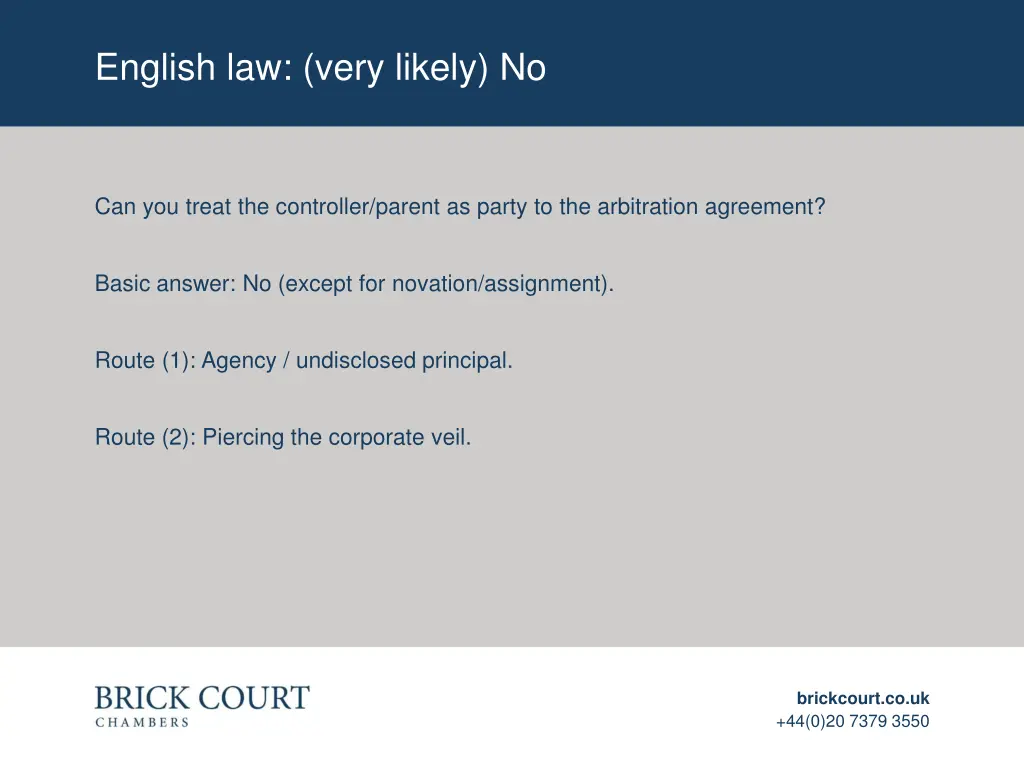 english law very likely no